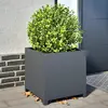 Image de Jardinière Anthracite 50x50x50 Cm Acier Vidaxl