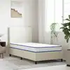 Image de Matelas En Mousse À Mémoire De Forme Blanc 90x190x17 Cm Doux Vidaxl