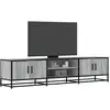 Image de Meuble Tv Sonoma Gris 180x35x41 Cm Bois D'ingénierie Vidaxl