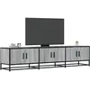 Image de Meuble Tv Sonoma Gris 180x35x41 Cm Bois D'ingénierie Vidaxl