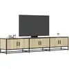 Image de Meuble Tv Chêne Sonoma 210x35x41 Cm Bois D'ingénierie Vidaxl