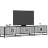 Image de Meuble Tv Sonoma Gris 210x35x41 Cm Bois D'ingénierie Vidaxl