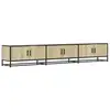 Image de Vidaxl meuble tv chêne sonoma 240x35x41 cm bois d'ingénierie