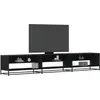 Image de Meuble Tv Noir 270x40x46 Cm Bois D'ingénierie Vidaxl