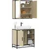 Image de Ensemble De Meubles De Salle De Bain 2 Pcs Chêne Sonoma Vidaxl