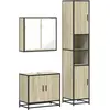 Image de Ensemble De Meubles De Salle De Bain 3 Pcs Chêne Sonoma Vidaxl
