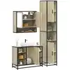 Image de Ensemble De Meubles De Salle De Bain 3 Pcs Chêne Sonoma Vidaxl
