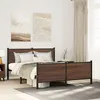 Image de vidaXL Cadre de lit métal avec tête de lit et pied de lit 140x190 cm lit double meuble de chambre à coucher lit dinvité 3301369