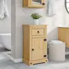 Image de Armoire De Salle De Bain Corona 45x33x80 Cm Bois De Pin Massif Vidaxl
