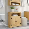 Image de vidaXL Armoire de salle de bain Corona 70x33x80 cm bois de pin massif armoire de rangement de salle de bain placard de 4013405
