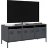 Image de Meuble Tv Anthracite 101,5x39x43,5 Cm Acier Laminé À Froid Vidaxl