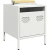 Image de Tables De Chevet 2 Pcs Blanc 35x39x43,5 Cm Acier Vidaxl