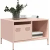 Image de vidaXL Table basse rose 685x50x435 cm acier laminé à froid 851281