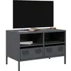Image de Meuble Tv Anthracite 68x39x43,5 Cm Acier Laminé À Froid Vidaxl