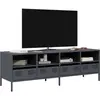 Image de Meuble Tv Anthracite 135x39x43,5 Cm Acier Laminé À Froid Vidaxl