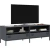 Image de Meuble Tv Anthracite 135x39x43,5 Cm Acier Laminé À Froid Vidaxl