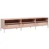 Image de Meuble Tv Rose 202x39x43,5 Cm Acier Laminé À Froid Vidaxl