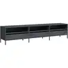 Image de Meuble Tv Anthracite 202x39x43,5 Cm Acier Laminé À Froid Vidaxl