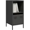 Image de Buffet Noir 35x39x73,5 Cm Acier Laminé À Froid Vidaxl