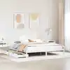 Image de Cadre De Lit Sans Matelas Blanc 180x200 Cm Bois Massif De Pin Vidaxl