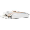 Image de Vidaxl cadre de lit sans matelas blanc 160x200 cm bois de pin massif