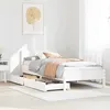 Image de vidaXL Cadre de lit sans matelas blanc 90x190 cm bois de pin massif 3301771