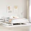 Image de Cadre De Lit Sans Matelas Blanc 180x200 Cm Bois Massif De Pin Vidaxl