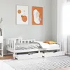 Image de vidaXL Lit de jour avec tiroirs sans matelas 90x190 cm bois massif 3302107