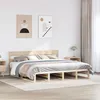 Image de vidaXL Cadre de lit avec tête de lit 180x200 cm bois de pin massif lit meuble de chambre à coucher lit en bois lit 3302303