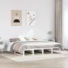 Image de Cadre De Lit Sans Matelas Blanc 200x200 Cm Bois Massif De Pin Vidaxl