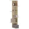 Image de vidaXL Étagère dangle murale chêne sonoma bois dingénierie étagère dangle étagère suspendue étagère murale suspendue 852629