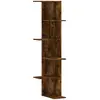Image de Étagère D'angle Murale Chêne Fumé Bois D'ingénierie Vidaxl