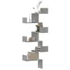 Image de vidaXL Étagère murale dangle gris béton 45x45x147cm bois dingénierie étagère dangle étagère suspendue étagère murale 852639