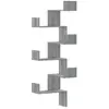 Image de Étagère D'angle Murale Sonoma Gris 45x45x147cm Bois Ingénierie Vidaxl