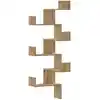 Image de Étagère D'angle Murale Chêne Artisanal Bois D'ingénierie Vidaxl