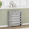 Image de Cache-radiateur Gris Béton 78x20x82 Cm Bois D'ingénierie Vidaxl