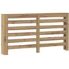 Image de Cache-radiateur en bois dingénierie - vidaXL - 149x20x82 cm - Chêne artisanal - Design à lattes modernes