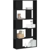 Image de Bibliothèque 5 Niveaux Noir 80,5x23,5x162,5 Cm Bois Ingénierie Vidaxl