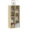 Image de vidaXL Bibliothèque chêne sonoma 50x25x105 cm bois dingénierie étagère étagère à livres support de livre armoire de 852791