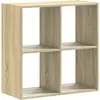 Image de Bibliothèque Chêne Sonoma 68,5x32x68,5 Cm Bois D'ingénierie Vidaxl