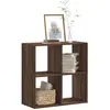Image de Bibliothèque Chêne Marron 68,5x32x68,5 Cm Bois D'ingénierie Vidaxl
