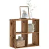 Image de Bibliothèque Vieux Bois 68,5x32x68,5 Cm Bois D'ingénierie Vidaxl
