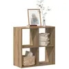 Image de Bibliothèque Chêne Artisanal 68,5x32x68,5 Cm Bois D'ingénierie Vidaxl