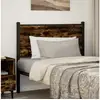 Image de Vidaxl tête de lit de remplacement chêne fumé 100 cm bois d'ingénierie et acier