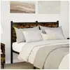 Image de Vidaxl tête de lit de remplacement chêne fumé 120 cm bois d'ingénierie et acier