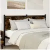 Image de Vidaxl tête de lit de remplacement chêne fumé 140 cm bois d'ingénierie et acier