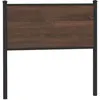 Image de Tête De Lit De Remplacement Chêne Marron 80 Cm Bois D'ingénierie Et Acier Vidaxl