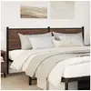Image de Vidaxl tête de lit de remplacement chêne marron 160 cm bois d'ingénierie et acier