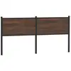 Image de Vidaxl tête de lit de remplacement chêne marron 180 cm bois d'ingénierie et acier