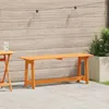 Image de Banc d extérieur Acacia 119x35x47 cm Bois massif de pin